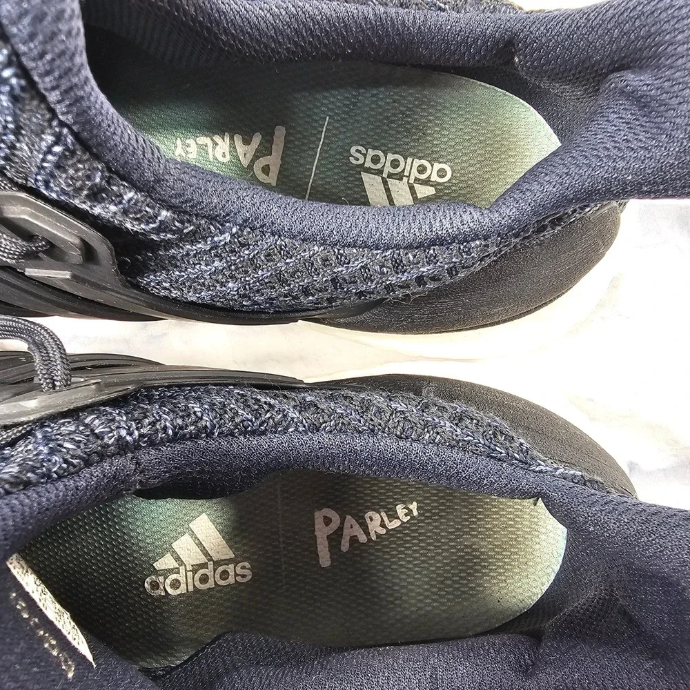 Adidas UltraBoost 4.0 Parley Mens 10 Legend Ink Blue Running Shoes AC7836